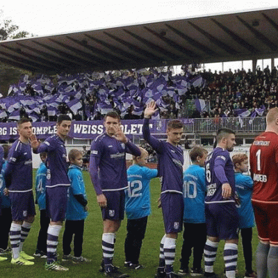 Unsere SG als Einlaufkids beim FC Eintracht Bamberg 2019